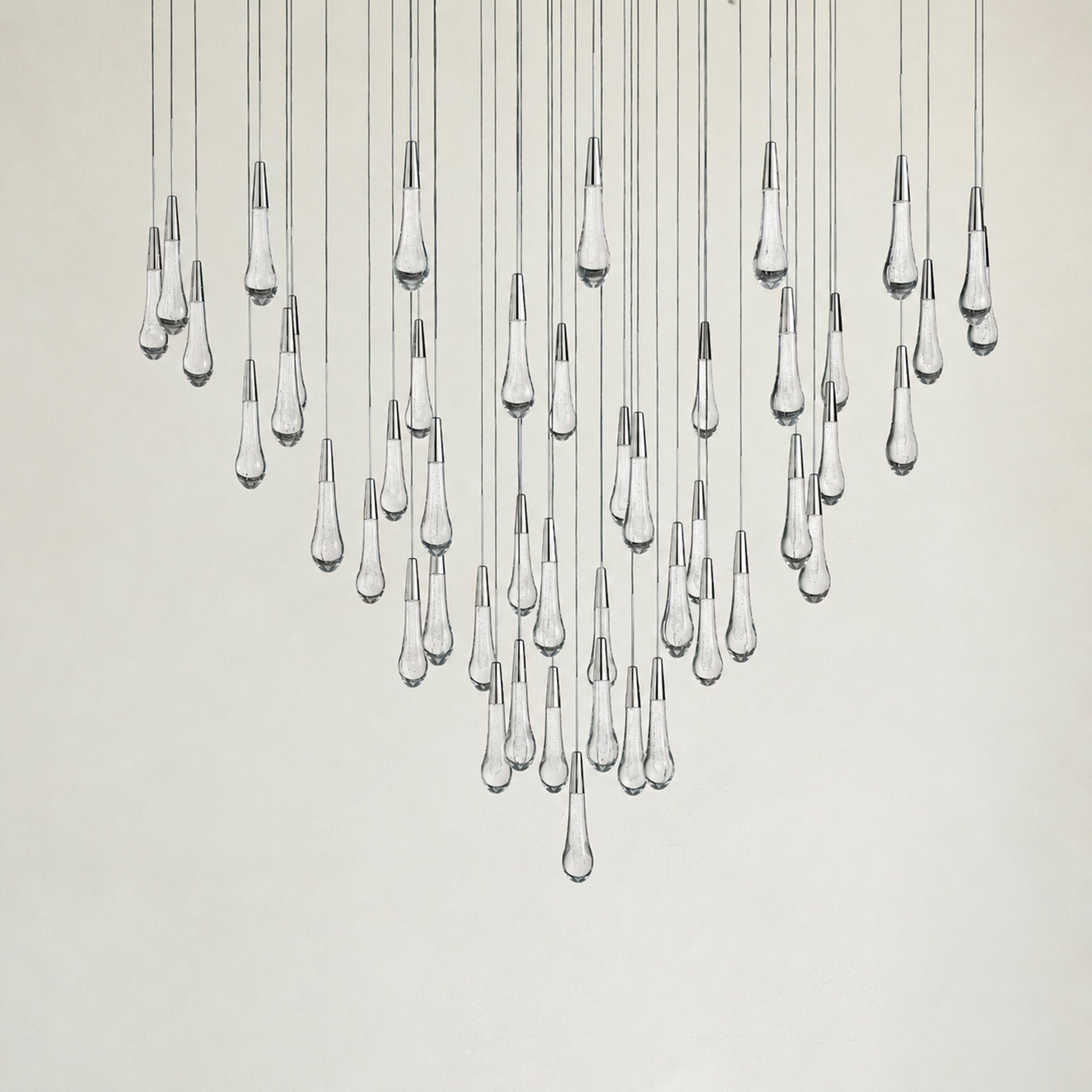 Soltaire Modern Round Chandelier 17" 24" 36" 58"