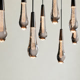 Soltaire Glass Linear Chandelier