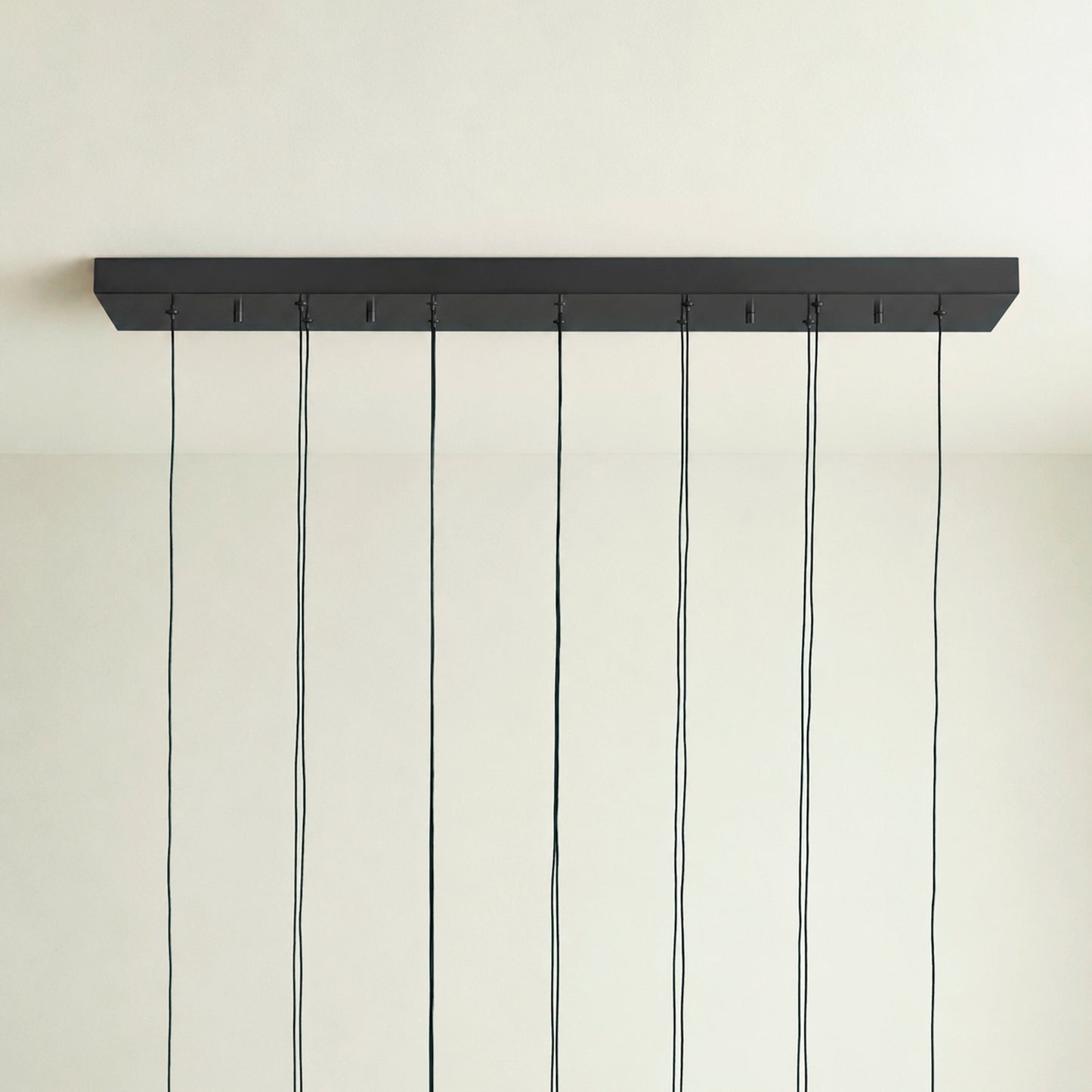 Soltaire Glass Linear Chandelier