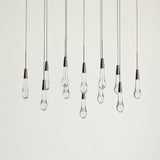 Soltaire Glass Linear Chandelier