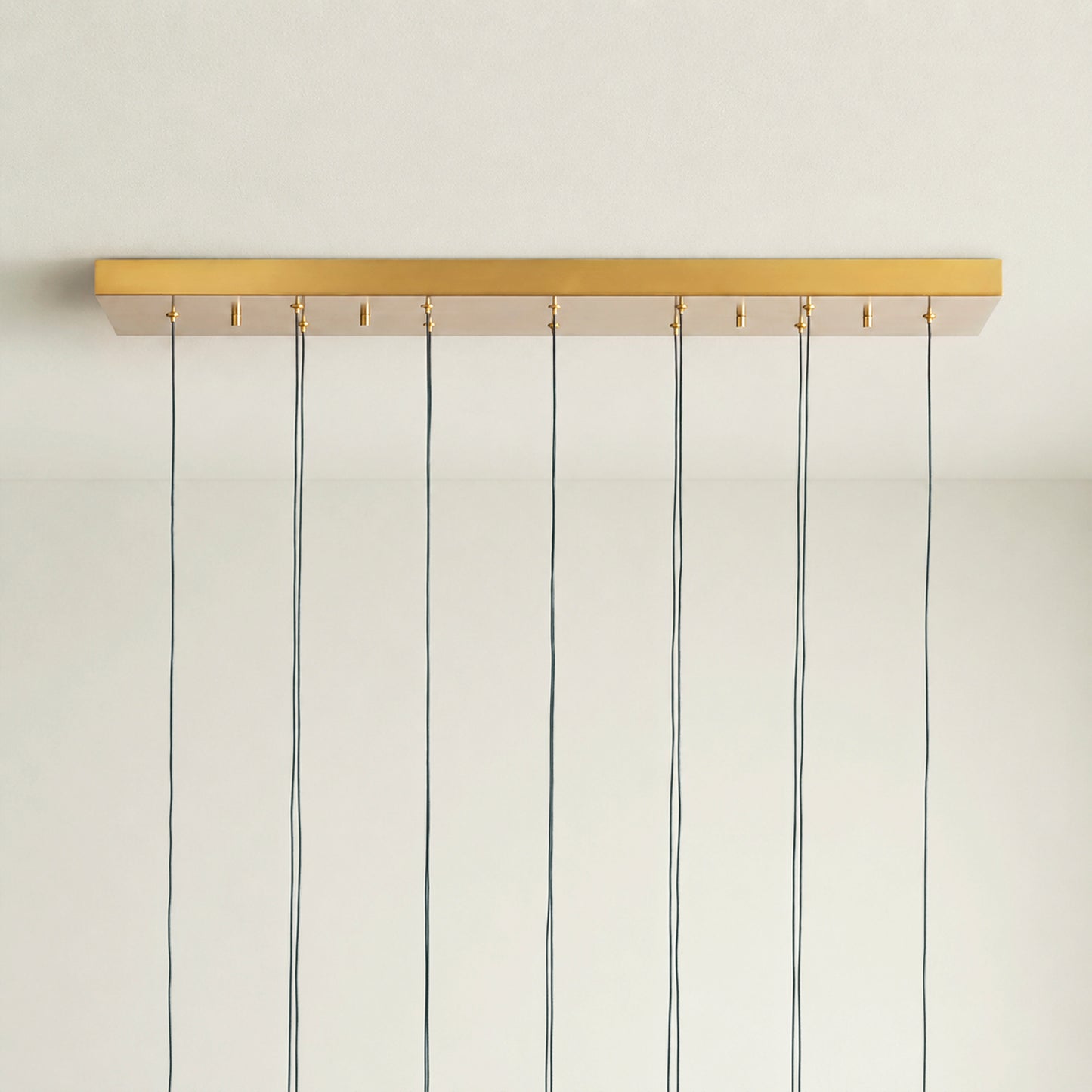 Soltaire Glass Linear Chandelier