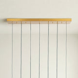 Soltaire Glass Linear Chandelier