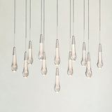 Soltaire Glass Linear Chandelier