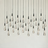 Soltaire Glass Linear Chandelier