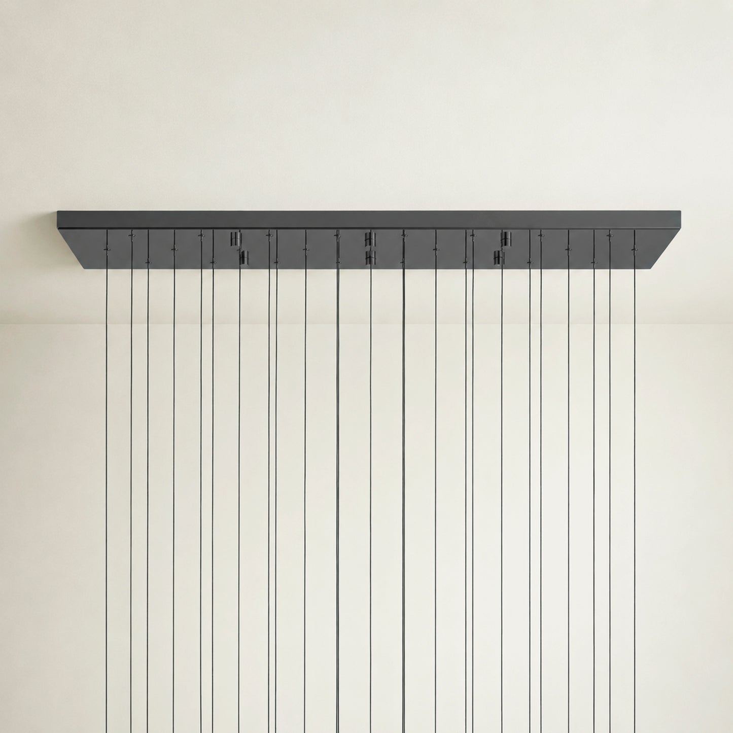 Soltaire Glass Linear Chandelier