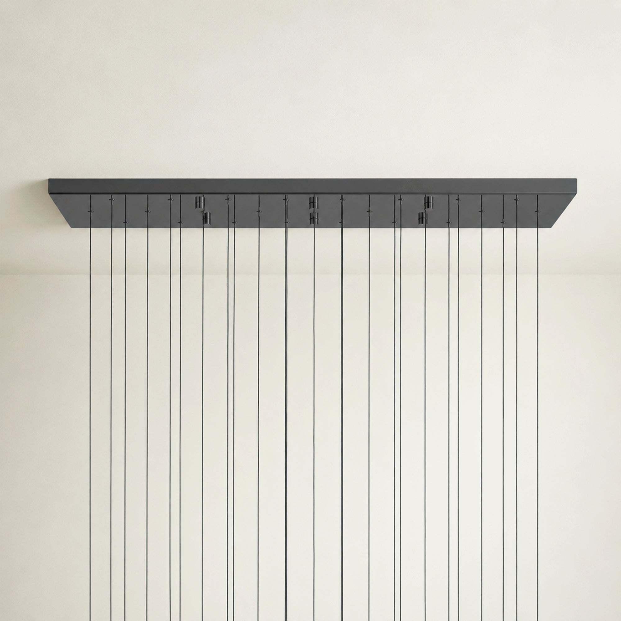 Soltaire Glass Linear Chandelier