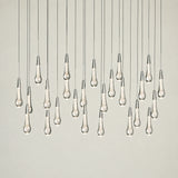 Soltaire Glass Linear Chandelier