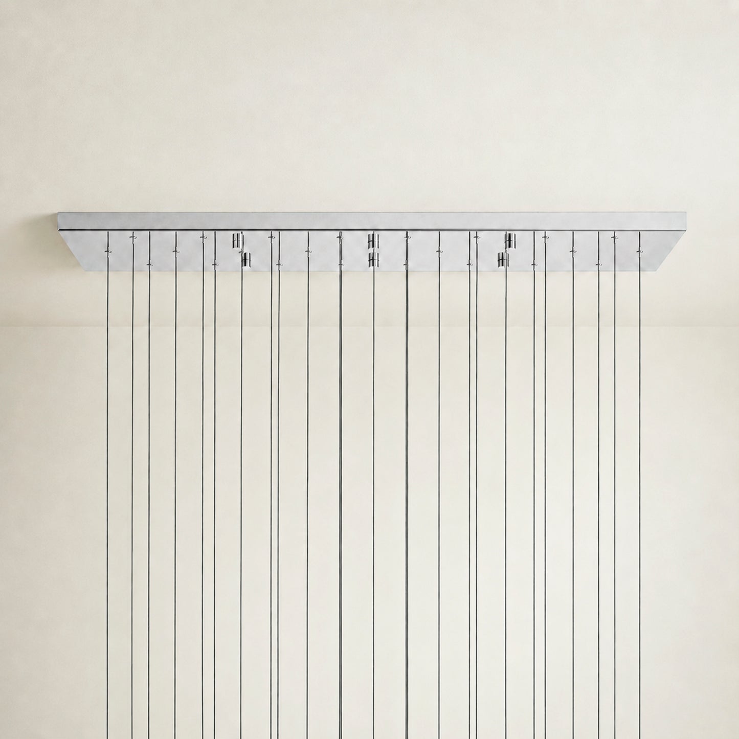 Soltaire Glass Linear Chandelier