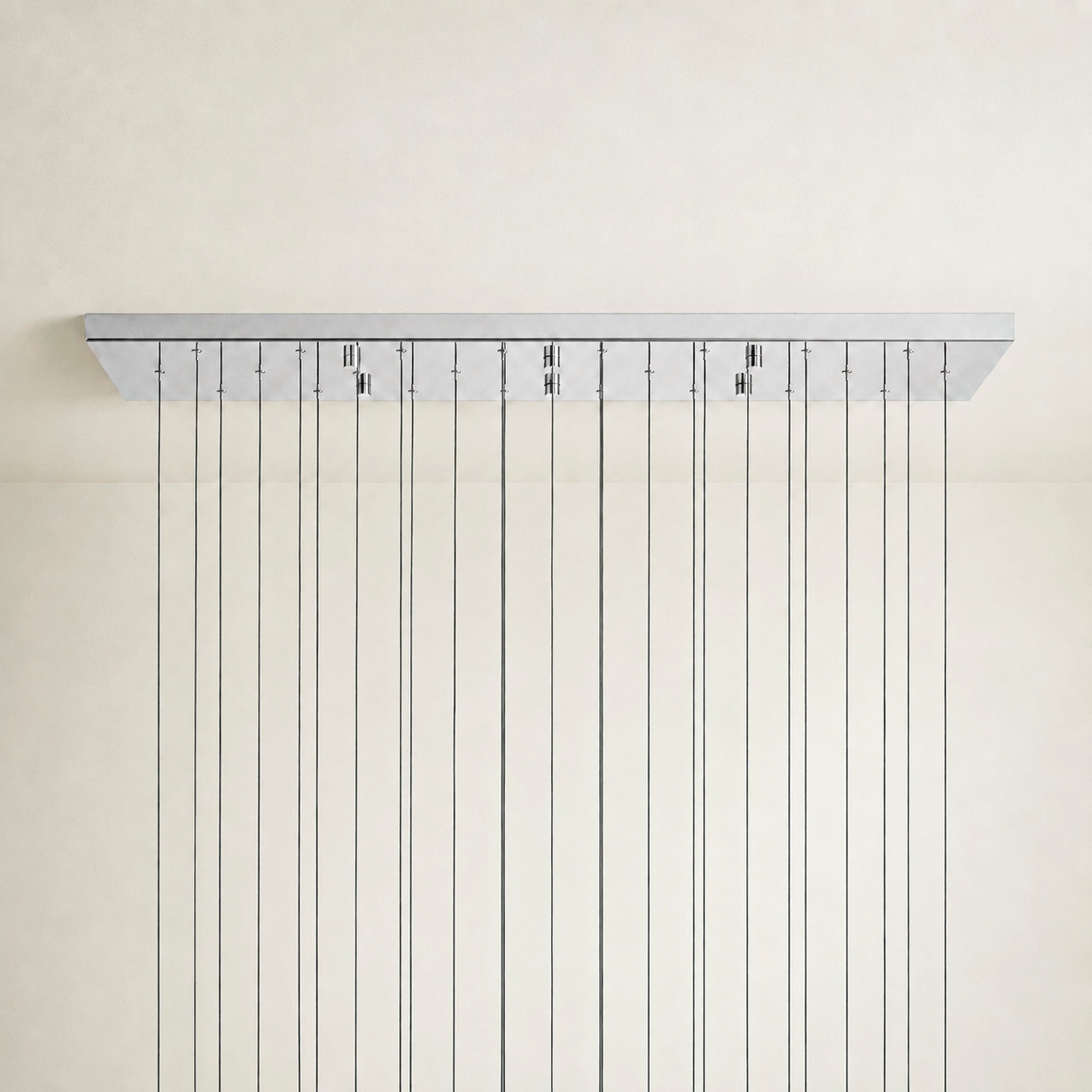 Soltaire Glass Linear Chandelier