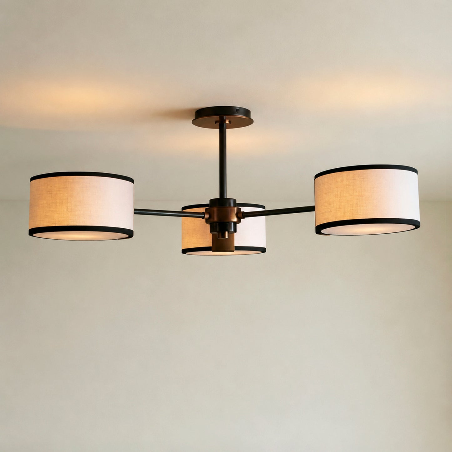 Daphne Fabric Flush Mount