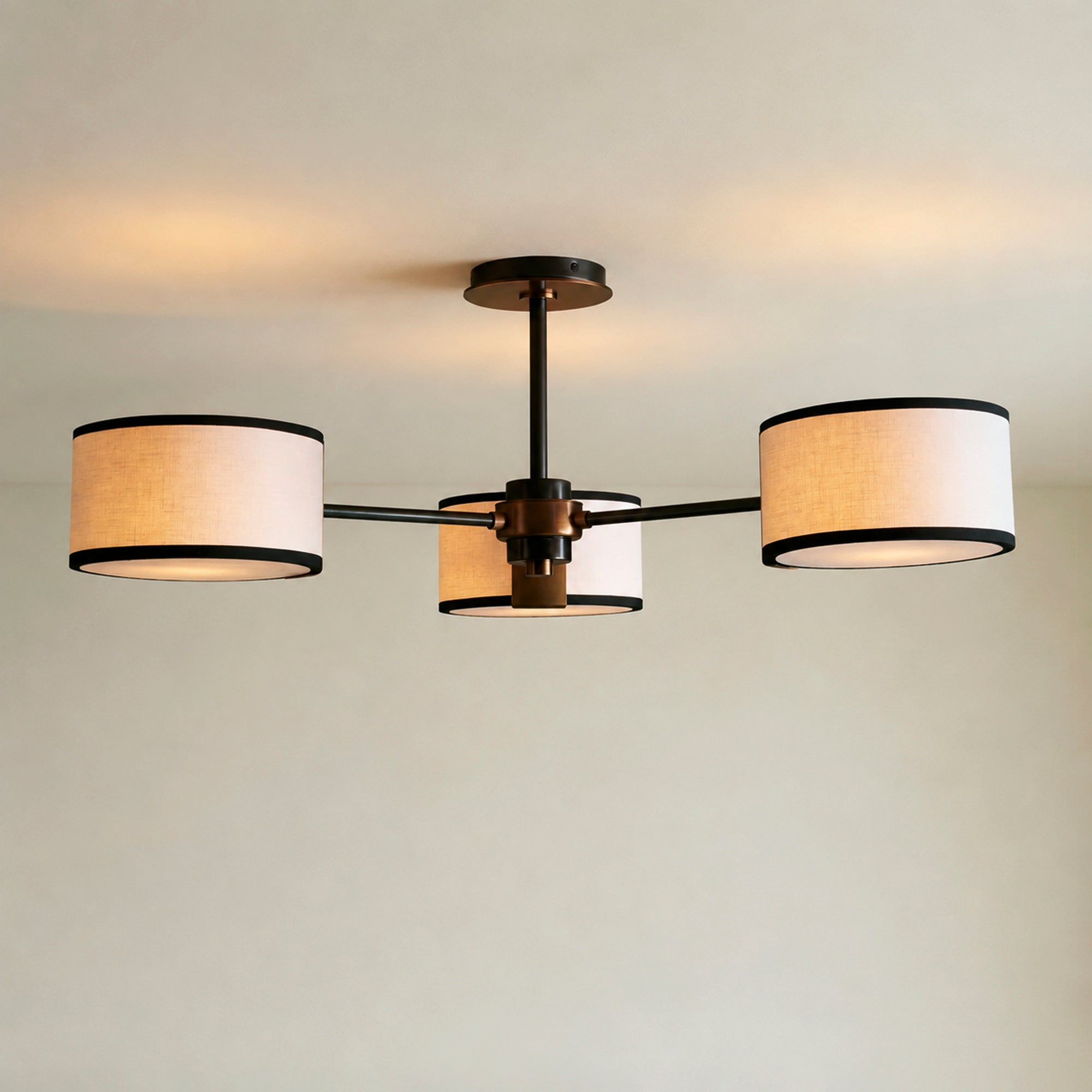 Daphne Fabric Flush Mount