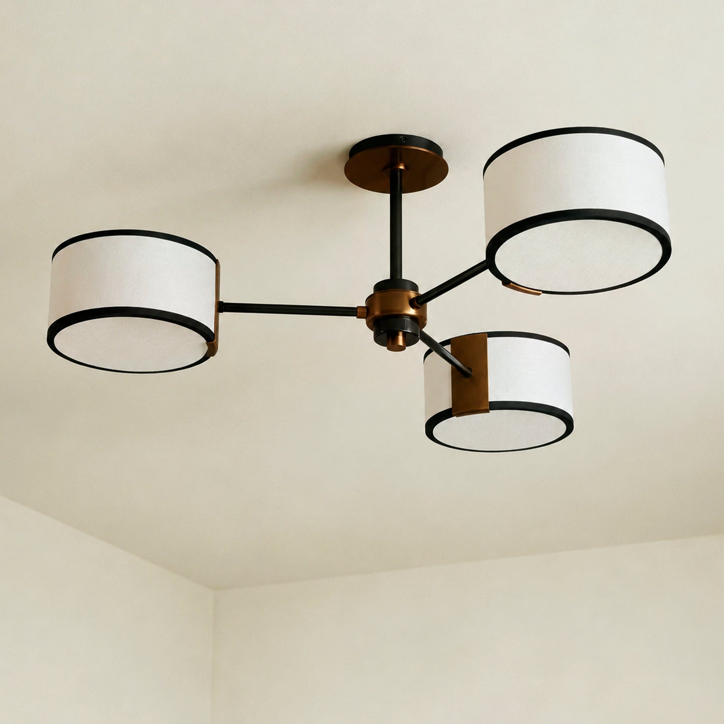 Daphne Fabric Flush Mount