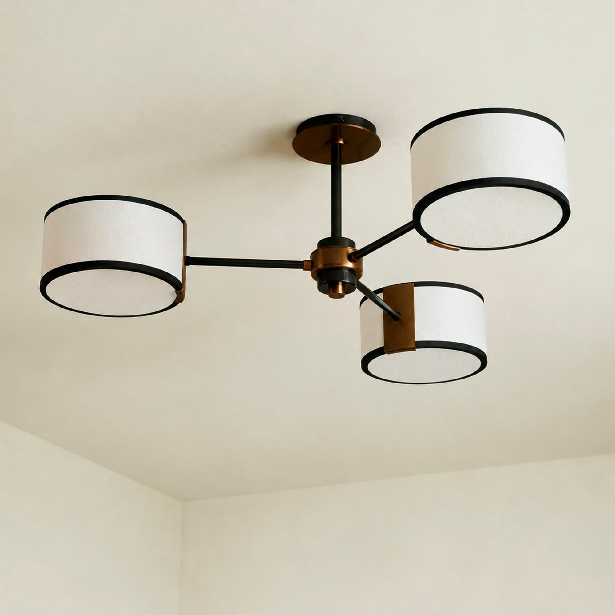 Daphne Fabric Flush Mount