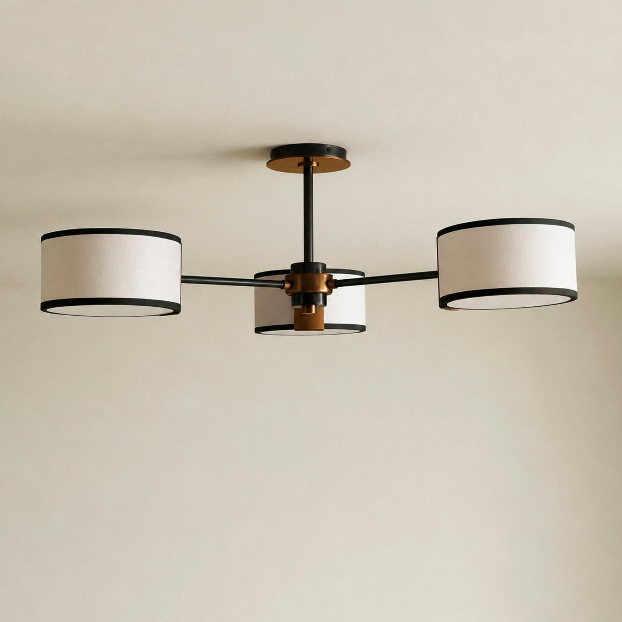 Daphne Fabric Flush Mount