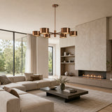 Daphne Metal Round Chandelier