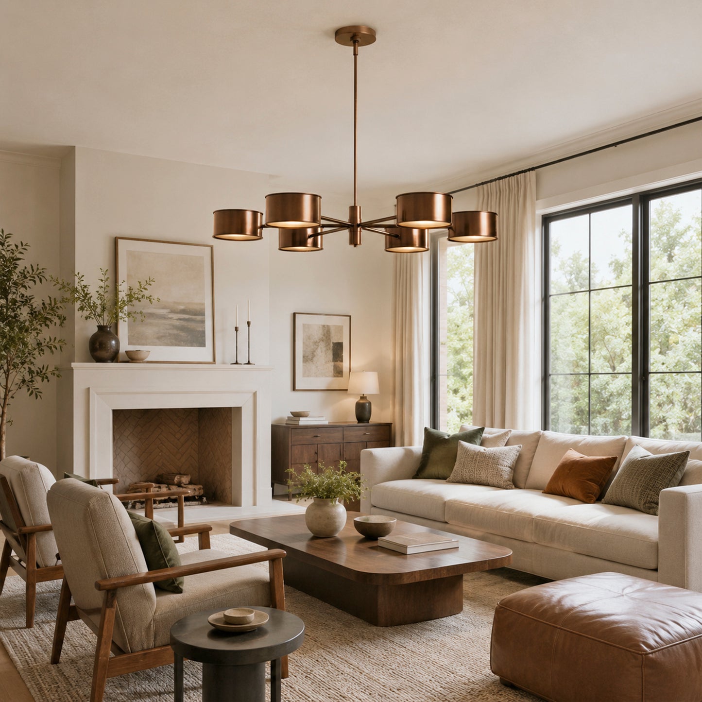 Daphne Metal Round Chandelier