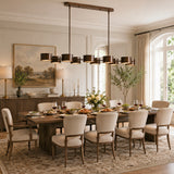 Daphne Metal Linear Chandelier