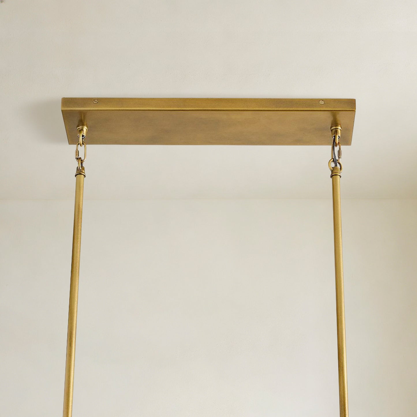Avalon Cast Glass Linear Chandelier 48"