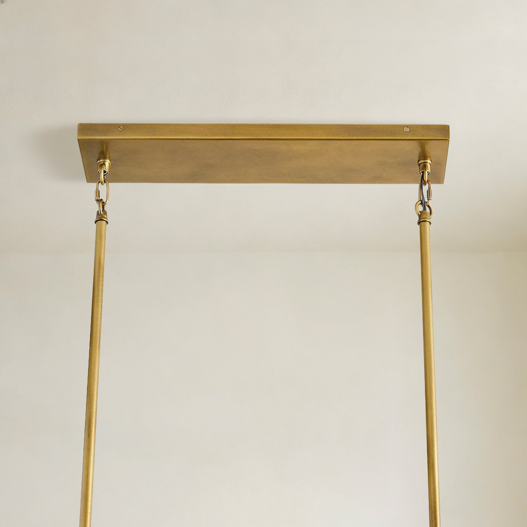 Avalon Cast Glass Linear Chandelier 48"
