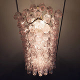Verona Rectangular Chandelier 30" - 84 Glasses – Pink