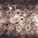 Verona Rectangular Chandelier 30" - 84 Glasses – Pink