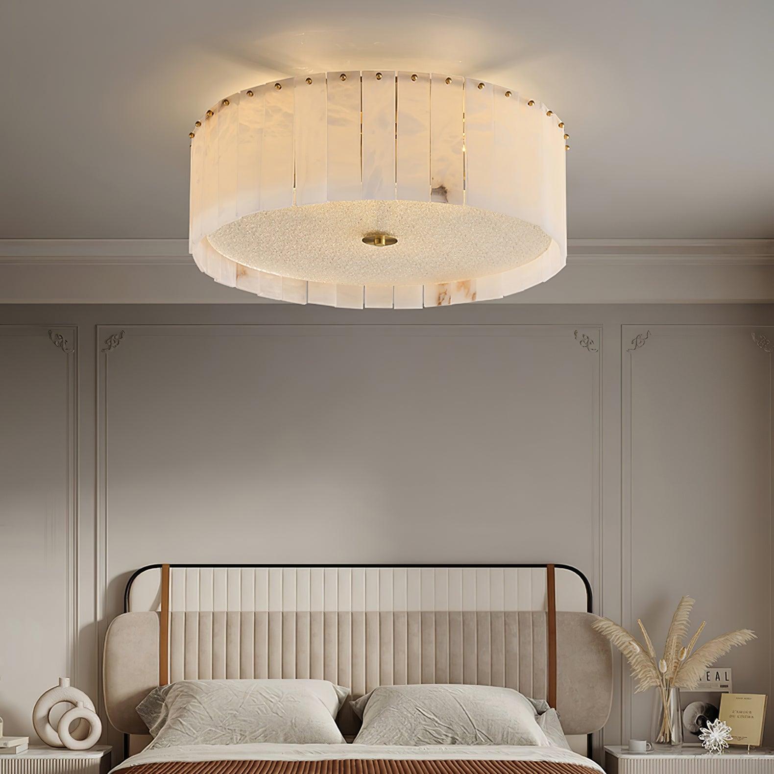 Elysian Alabaster Flush Mount