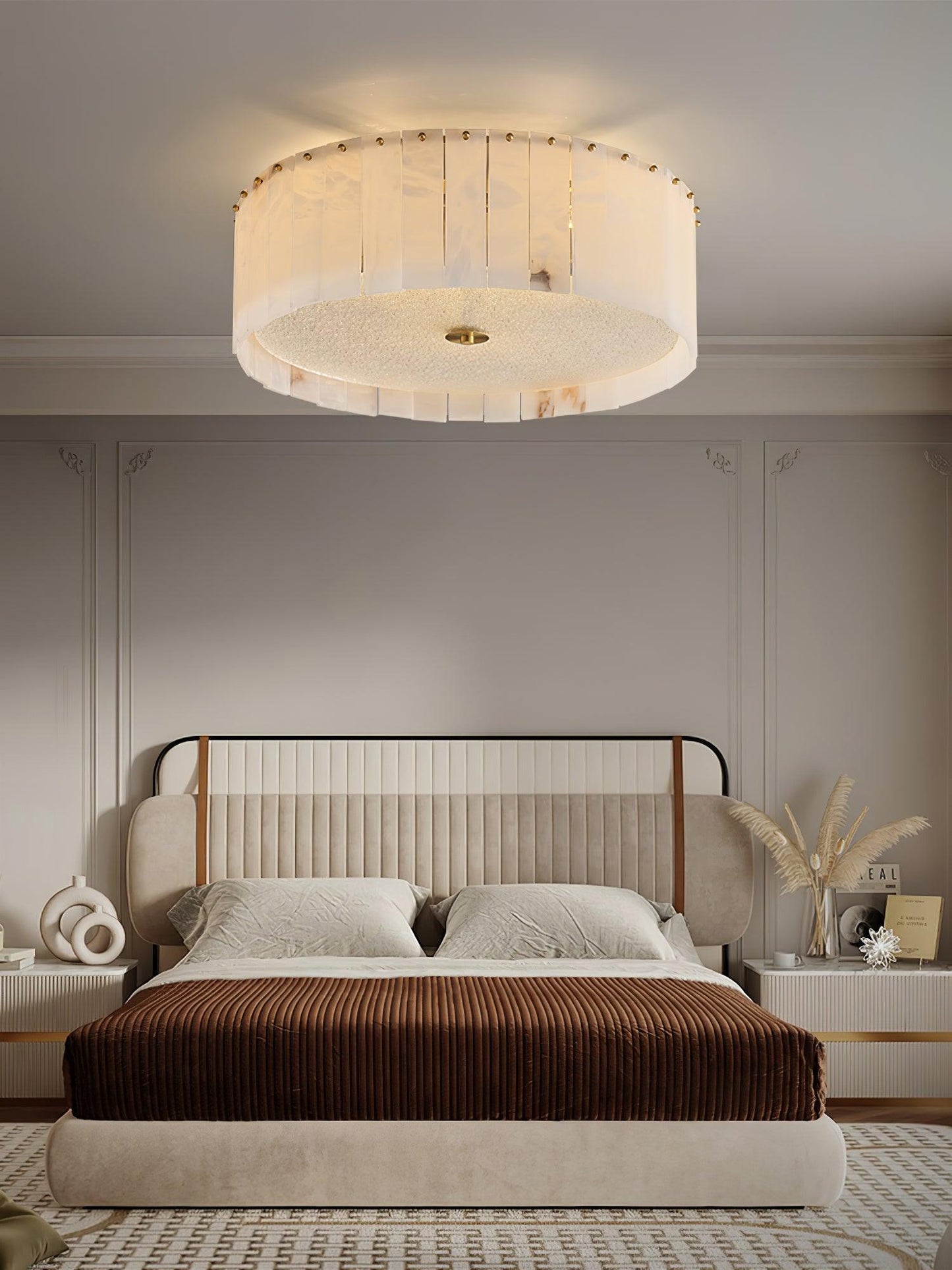 Elysian Alabaster Flush Mount