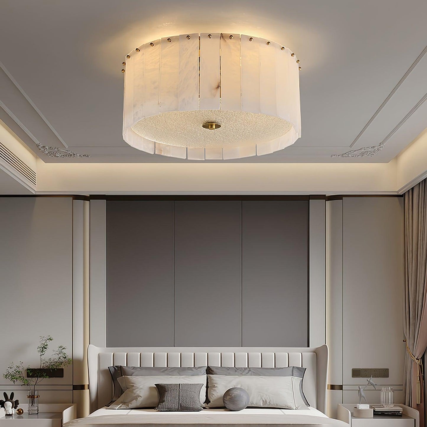 Elysian Alabaster Flush Mount