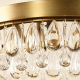 Handmade Art Crystal Glass Calira Modern Flush Mount