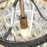 Handmade Art Crystal Glass Calira Chandelier
