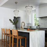 Handmade Art Crystal Glass Calira Chandelier
