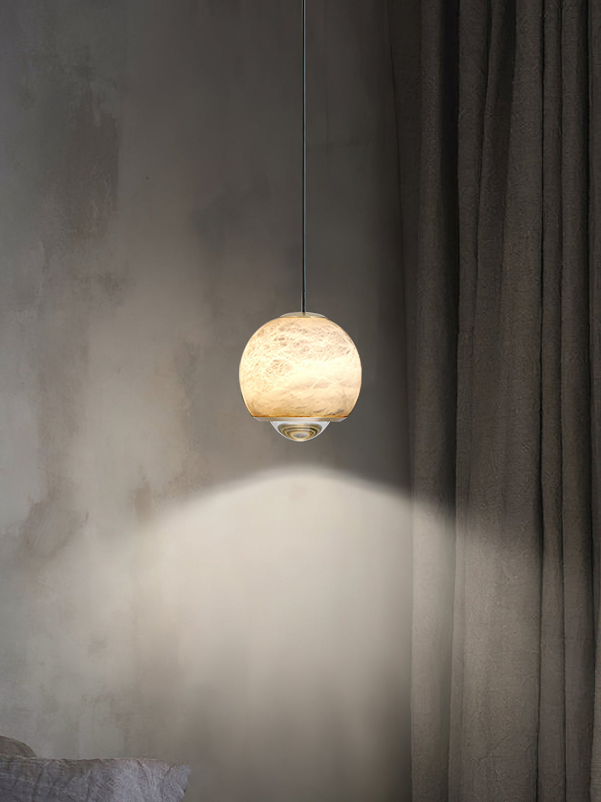 Ferox Alabaster Pendant Light