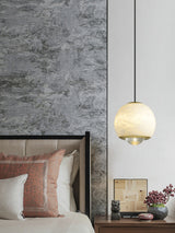 Ferox Alabaster Pendant Light