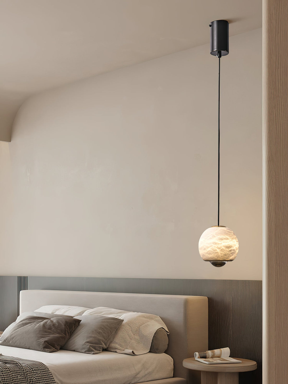 Ferox Alabaster Pendant Light