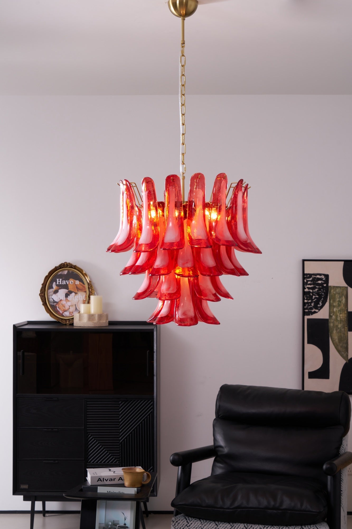 Fiametta Glass Chandelier 25.6″