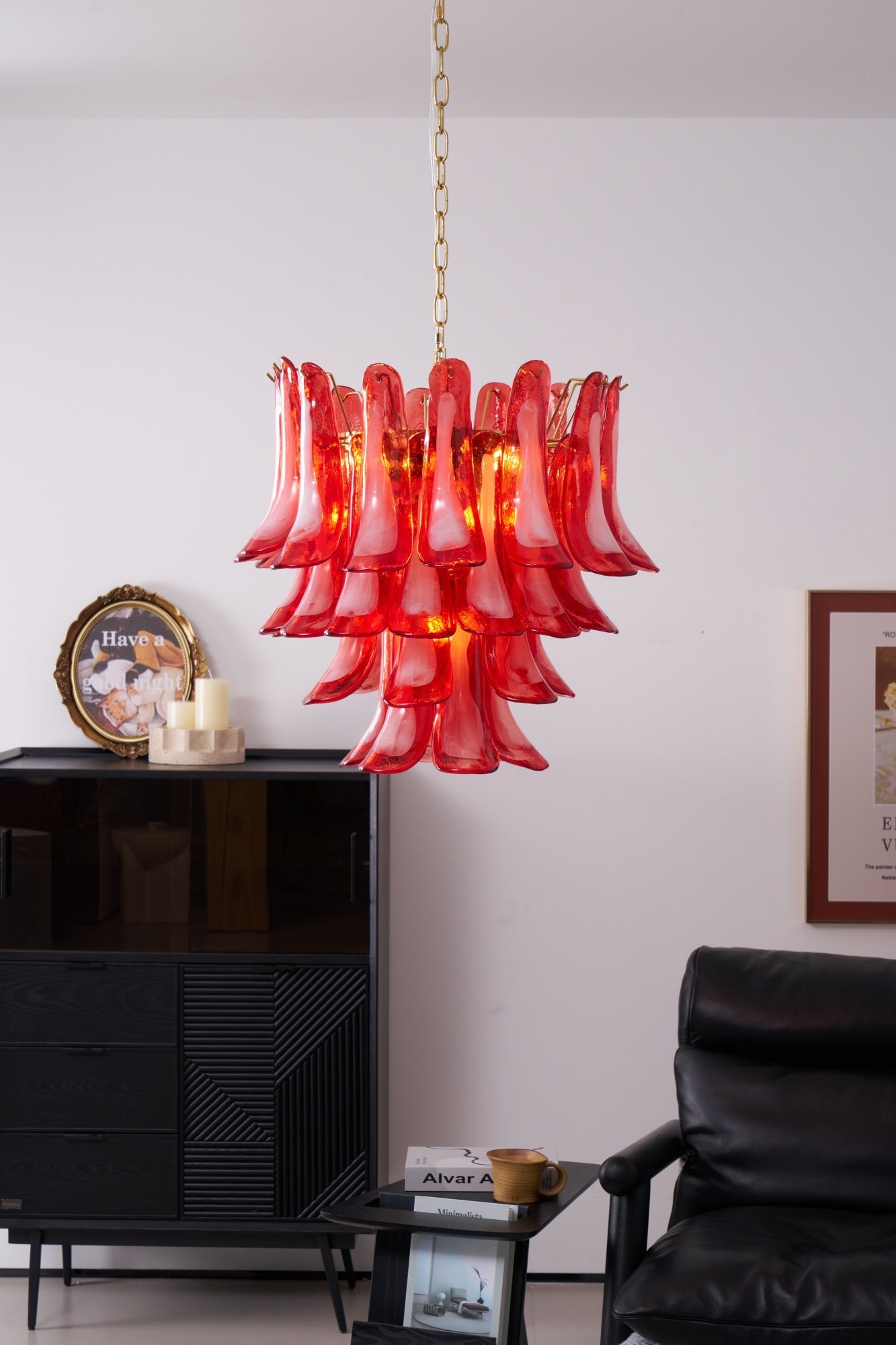 Fiametta Glass Chandelier 25.6″