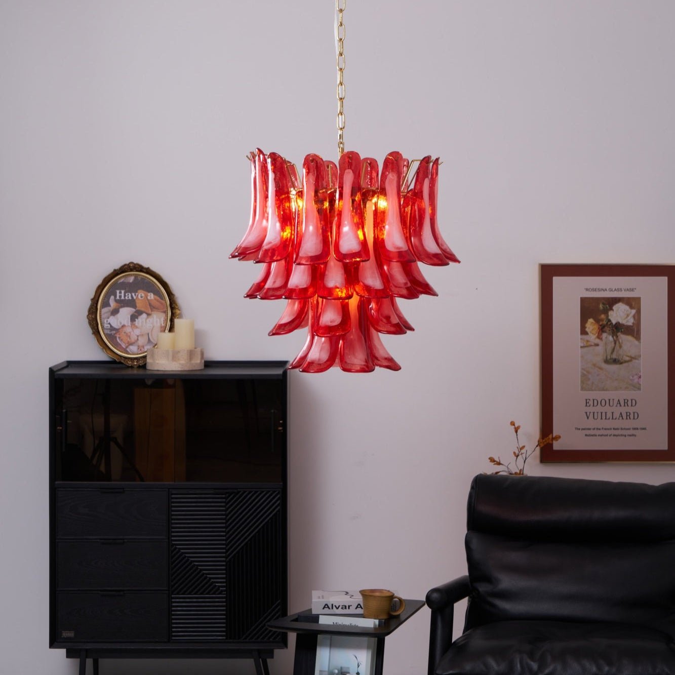 Fiametta Glass Chandelier 25.6″