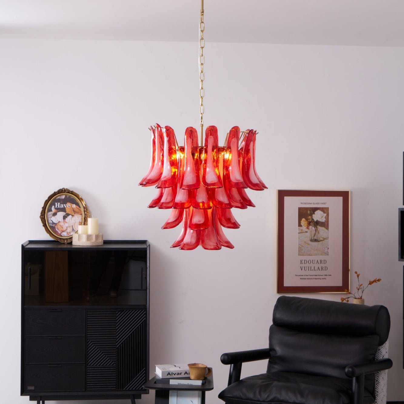 Fiametta Glass Chandelier 25.6″