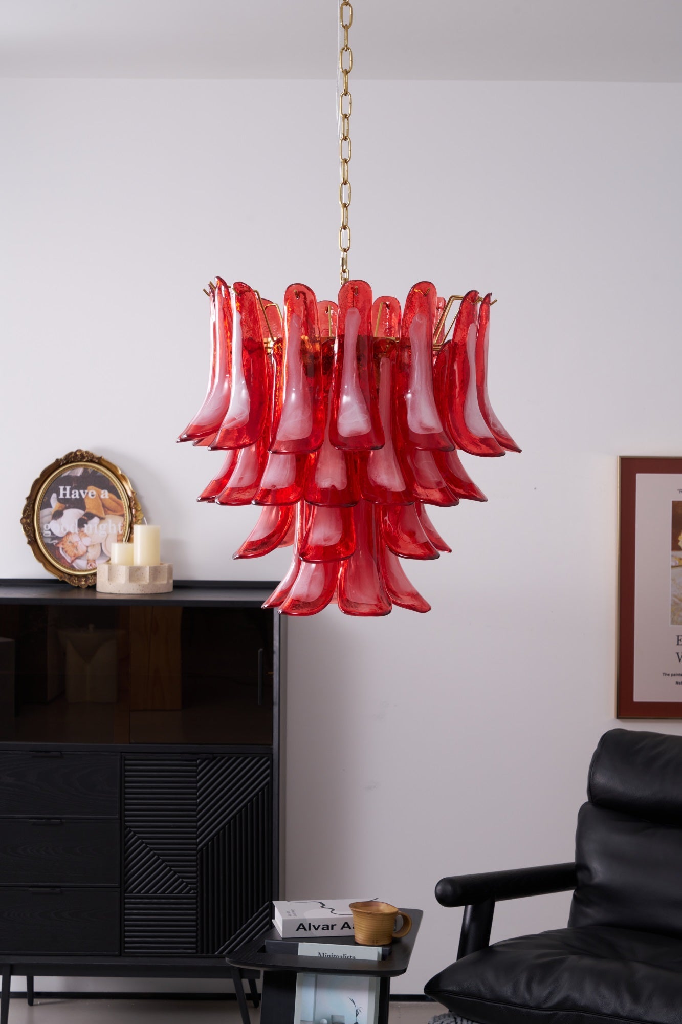 Fiametta Glass Chandelier 25.6″