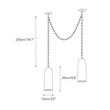 Figure Spanish Chain Alabaster Chandelier