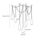 Figure Spanish Chain Alabaster Chandelier