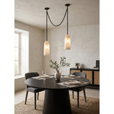 Figure Spanish Chain Alabaster Chandelier