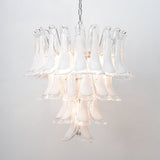 Florentine Lily Glass Chandelier 25.6"