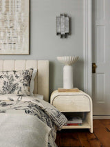 Folded Alabaster Panel Sconce