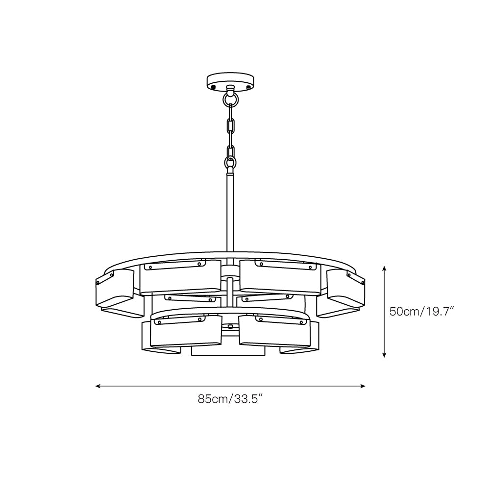 Fusion Alabaster Chandelier