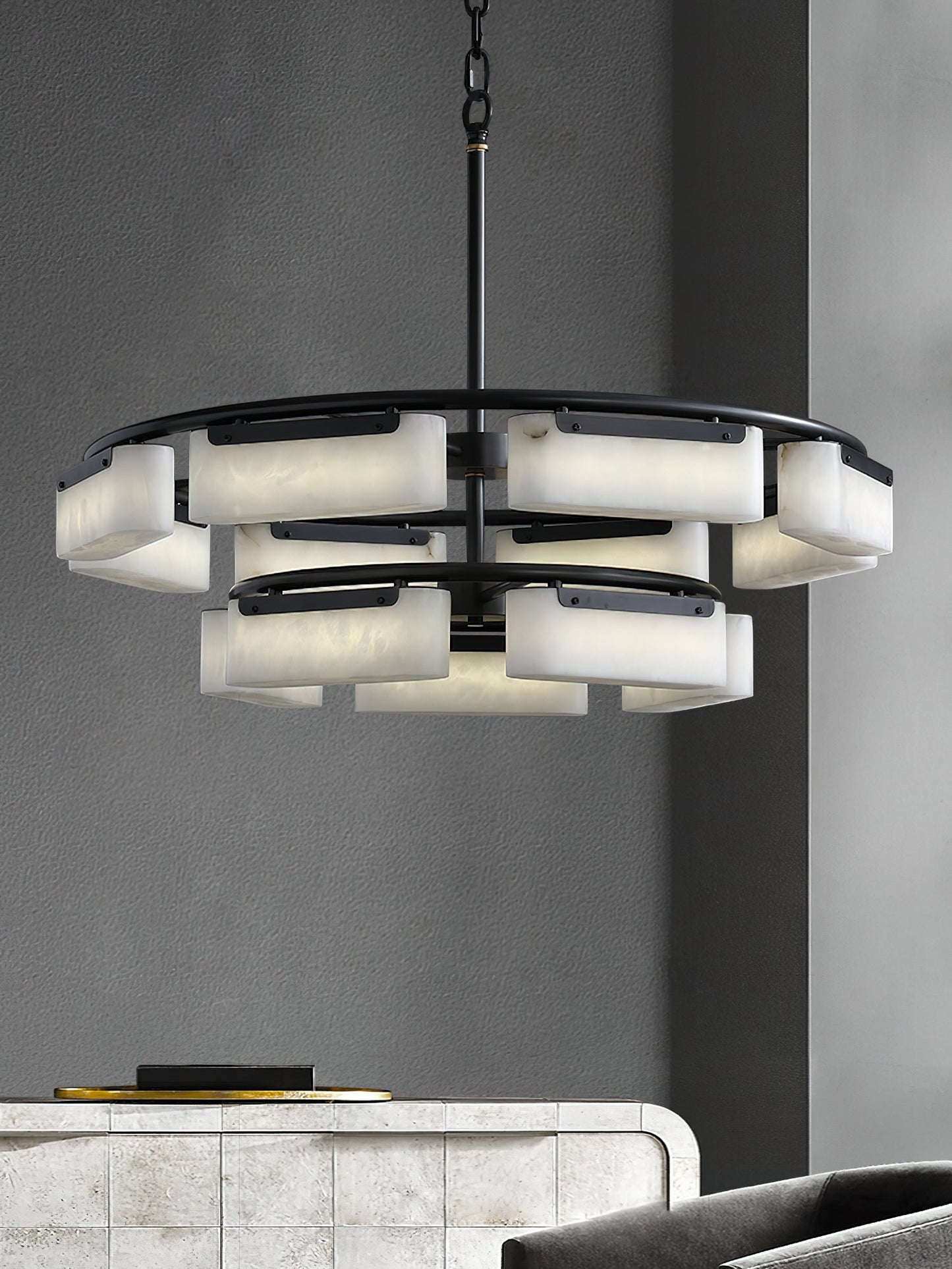 Fusion Alabaster Chandelier
