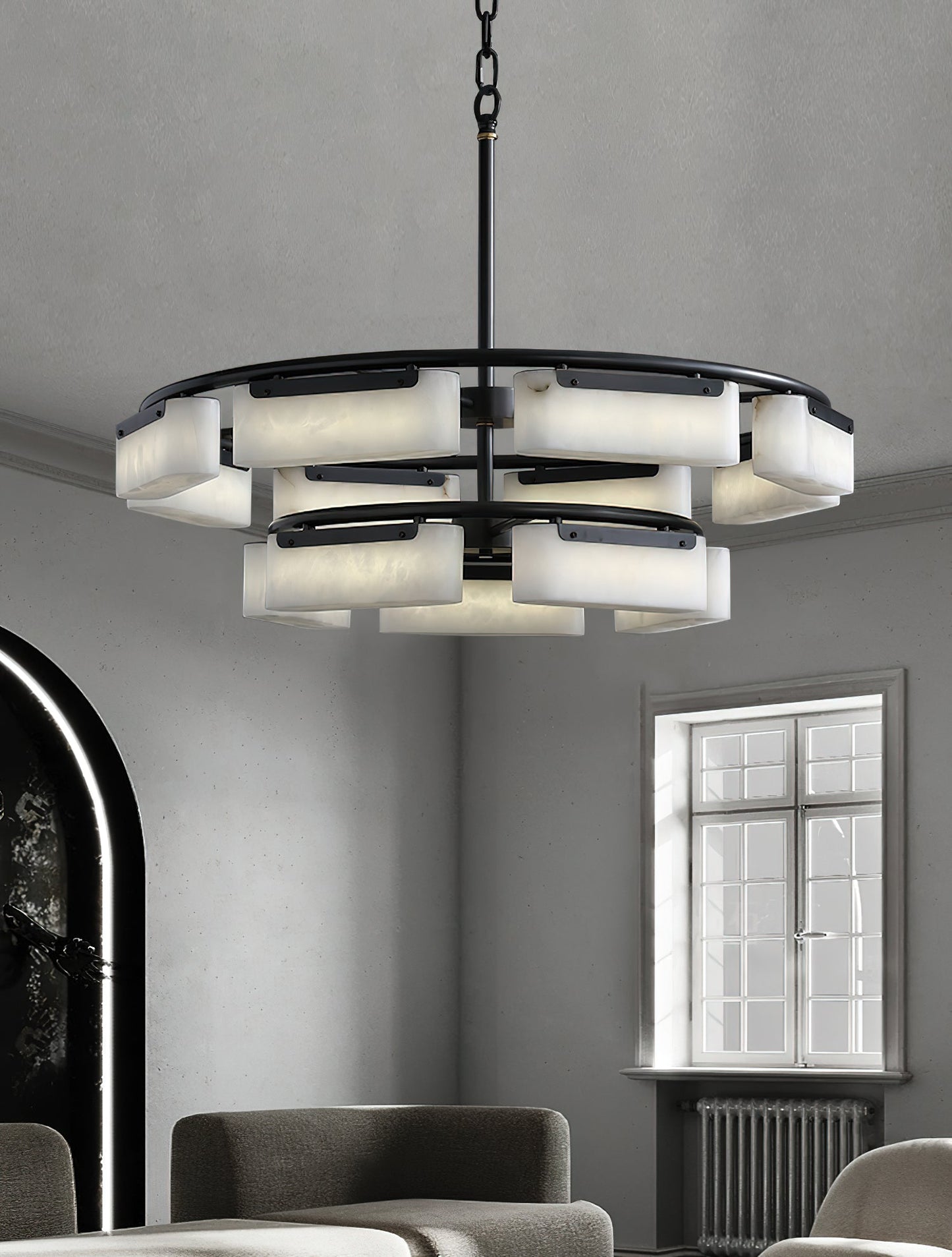 Fusion Alabaster Chandelier