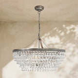 Handmade Art Crystal Glass Calira Round Chandelier