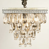 Handmade Art Crystal Glass Calira Rectangular Chandelier