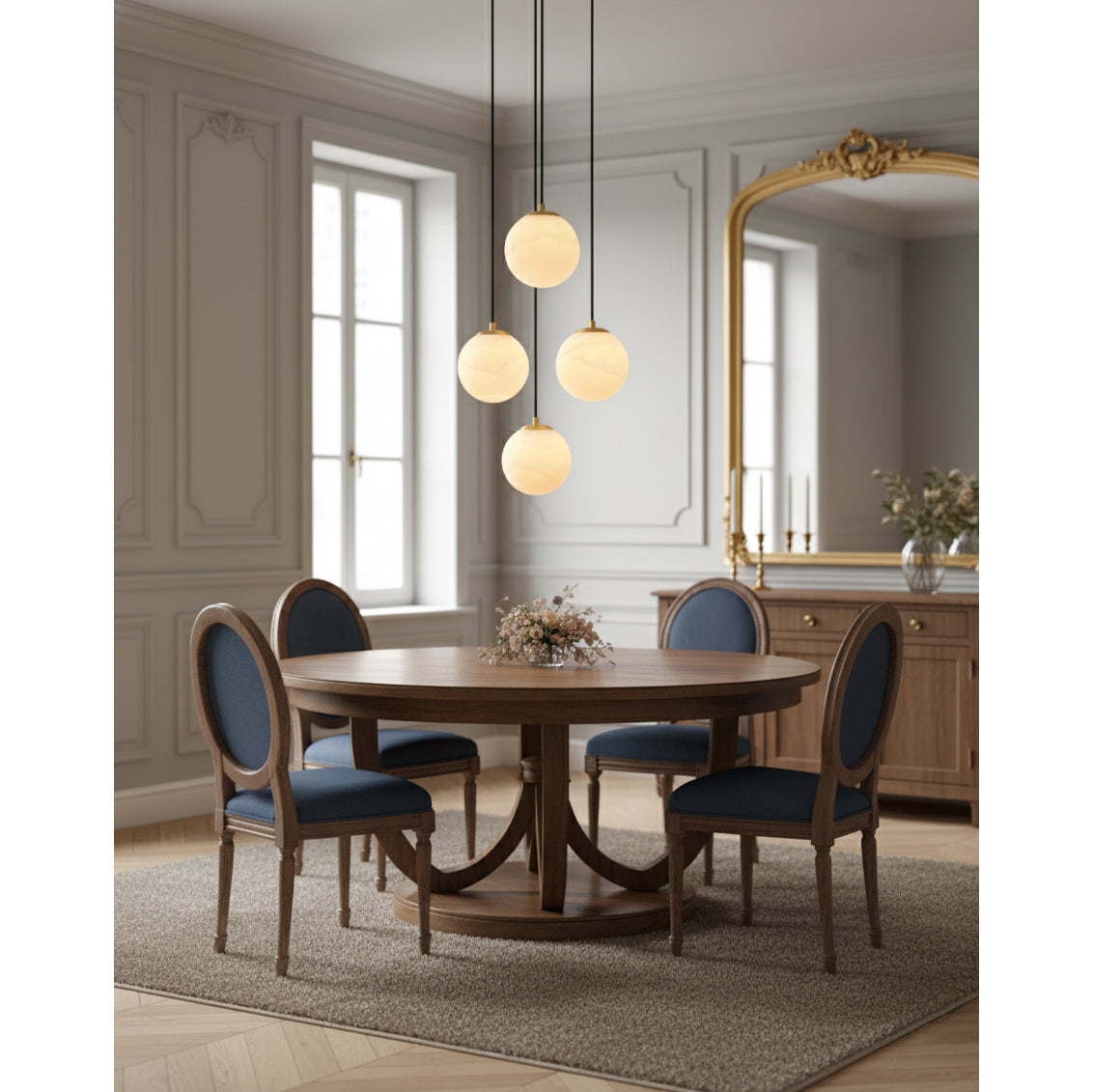 Savina Alabaster Pendant Light